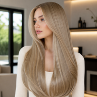 Extensions de cheveux humains vierges bruts en micro-trame invisible injectée pour cheveux fins, vente en gros