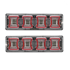 Luces LED Traseras para Camión Kamaz, Luz de Advertencia de Señal de Freno para Kamaz, Caravanas, UTE, Camper, 24V - Product Image 1