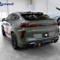 Kit de Fibra de Carbono Forjada para BMW X6M F96, Difusor de Parachoques Trasero con Puntas de Escape para BMW X6 G06 2020-2025