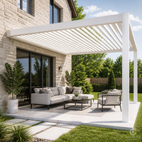 Serre en verre préfabriquée MEXIN en aluminium, véranda, serre, abri pour piscine, jardin, patio, cour arrière