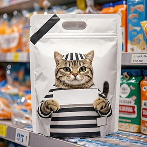 Disesuaikan <span class=keywords><strong>1</strong></span> <span class=keywords><strong>Gram</strong></span> sampai <span class=keywords><strong>1</strong></span> Pound Stand up Ziplock Mylar tas dengan permen bau bukti kemasan untuk dapat dimakan kue hewan peliharaan makanan Jelly - Product Image 6