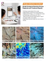 Analyseur capillaire et du cuir chevelu à double dimension AI pour professionnels des soins capillaires – Évaluez les produits de qualité