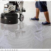 Meuleuse à béton monophasée 220V ASL ET50 22 pouces, machine à poncer planétaire pour terrazzo