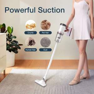 Cordless Handheld <b>Vacuum</b> <b>Cleaner</b> With Antistatic Brush 0.3L Dust Bin <b>Battery</b> Powered Portable For Home Use - Product Image 3