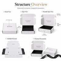 Boîtes d'emballage en carton personnalisées, design mat, portables, avec logo brillant UV, coffrets cadeaux avec votre propre logo