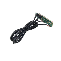 Câble d'extension USB 2.0 pour panneau frontal d'ordinateur, câble audio USB pour panneau frontal, personnalisé OEM