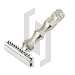 Adjustable Double <b>Edge</b> Safety Razor for Women Disposable Single Blade Shaving Handle for Face Body and Bikini Made of Wood - Product Image 4