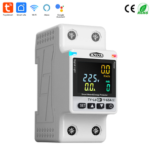 Interruttore Automatico Smart WiFi Tuya MCB 63A con Protezione da Sovratensione/UV, Limitatore di Corrente e Tempo, Riconnessione Automatica e Misurazione - Product Image 3