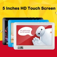Reproductor MP5 V5 de 5 pulgadas, pantalla táctil OTG HD 1080P, MP4, lector de libros electrónicos recargable de 3200mAh, 8G, 16G, 32G