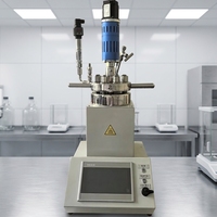 Reactor de Alta Presión con Pantalla Táctil para Laboratorio, Recipiente Hidrotermal Eléctrico de Apertura Rápida, Olla de Reacción, Motor de 500 ml