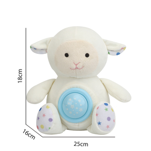 Personnalisé Kawaii Peluche Mouton Sensoriel Bébé Jouet Musical <span class=keywords><strong>pour</strong></span> Enfants <span class=keywords><strong>Dormir</strong></span> Doux Peluche Jouet Berceau Projecteur Veilleuse - Product Image 5