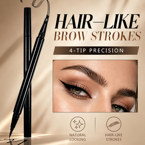 Lápiz de Cejas 2 en 1 de Doble Punta con Logotipo Personalizado, 4 Puntas para Microtraíces, Cejas Naturales y Voluminosas, Color Intenso, Suave, Venta al Por Mayor - Product Image 3