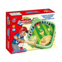 Jeu de société de baseball en plastique éducatif pour enfants, mini jeu de table d'action d'intérieur pour la vente en gros