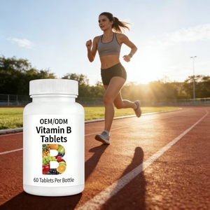 OEM/ODM Hersteller <span class=keywords><strong>Vitamin</strong></span>-<span class=keywords><strong>B</strong></span>-Komplex-Tabletten zur Energieunterstützung Nahrungsergänzungsmittel - Product Image 5