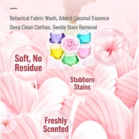 Perles de lessive parfumées haut de gamme – Capsules liquides pour le linge, adaptées au soin des vêtements – Perles de lessive sept-en-un