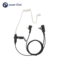 Écouteur filaire enroulé avec tube acoustique et micro PTT pour radios bidirectionnelles - Vente en gros