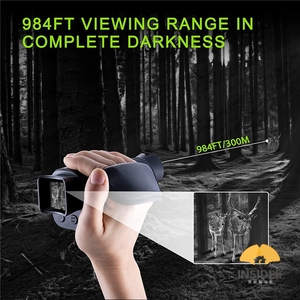 Monocolo a Visione Notturna IR DT28 con Zoom Digitale 10X Schermo da 1.54' Video 2.5K per Caccia Cannocchiale a Visione Notturna 200M - Product Image 3