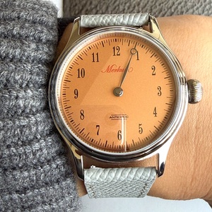 Reloj mecánico automático MERKUR de una sola mano, 40mm, zafiro, 50M, resistente al agua, acero inoxidable, moda de lujo, Reloj deportivo para hombre - Product Image 5