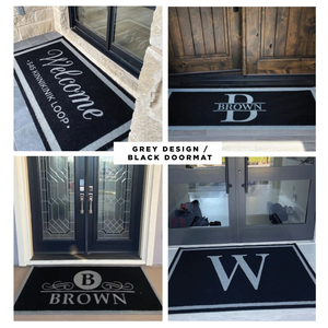 <span class=keywords><strong>Paillasson</strong></span> en caoutchouc personnalisé imprimé, bienvenue à la maison, <span class=keywords><strong>paillasson</strong></span> d'entrée pour intérieur et extérieur - Product Image 4