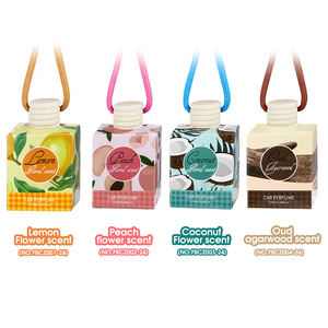 Désodorisants pour voiture en gros, 4 parfums, portables, longue durée, désodorisants pour voiture suspendus - Product Image 1