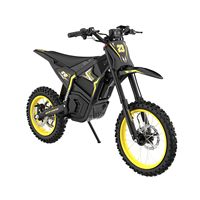 Электрический кроссовый мотоцикл EM04PRO 5500W, скорость до 96 км/ч, среднеприводный, с полной подвеской, гидравлическими тормозами, аккумулятором 60В 27Ач, увеличенным запасом хода, внедорожными шинами