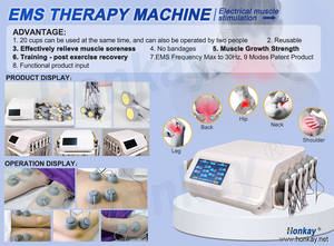 Appareil EMS à usage domestique avec 10 canaux indépendants pour la récupération musculaire et 20 ventouses pour soulager les dommages musculaires, machine silencieuse - Product Image 5