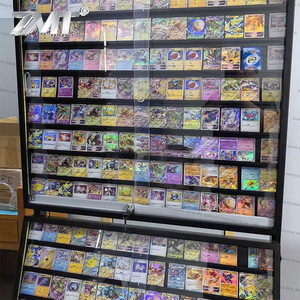 TCG Floor Standing Quality PS-A Graded Sports Collectible Trading Card <strong>Wall</strong> Mounted Frame 7 Slot Acrylic Metal <strong>Display</strong> <strong>Case</strong> - Product Image 4