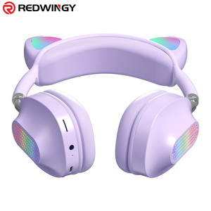 Auriculares por encima de la oreja de gato para niños, <span class=keywords><strong>diadema</strong></span> con Bluetooth, estéreo, para videojuegos, para iphone, superventas de <span class=keywords><strong>Amazon</strong></span> - Product Image 3