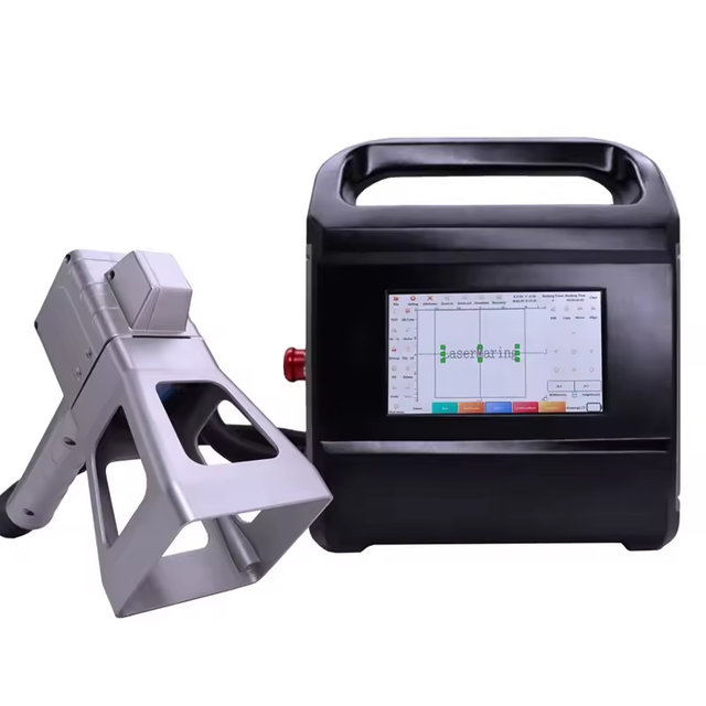 Hand Held Laser Portable Mini 20W Fiber Lazer Marking Machine Handheld Laser Marker Laser Engraving Machine for Tire Glass