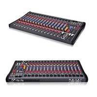 Console de mixage audio professionnelle 12 canaux 48V avec fonction ECHO, enregistrement musical et mode ordinateur, alimentation fantôme