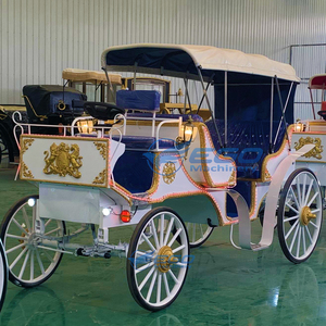 Nouvelle Conception 2026 : Voiture de Mariage Style Calèche, Calèches de Tourisme pour Parcs à Vendre, Véhicule à 4 Roues, Buggy Touristique Rétro - Product Image 4