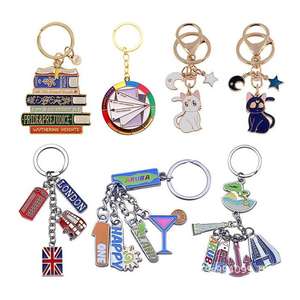 パーソナライズキーホルダー ハード/ソフトエナメル 2D/3Dメタルロゴ ブランド文字入り カスタムエナメルキーチェーン 販促用ファッションキーリング カスタム - Product Image 3