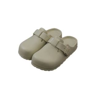 Sabots Birkenstock pour hommes, bout fermé, kaki, marron, noir, blanc, fermeture à bande, épaisseur moyenne, sandales antidérapantes pour l'extérieur - Product Image 1