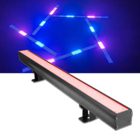 Lumière stroboscopique à LED RGB à 8 segments 480 LED avec contrôle DMX512, adaptée aux KTV, bars, salles de banquet, théâtres et concerts