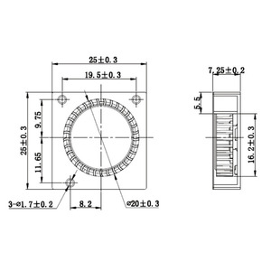 Yccfan 25mm 2507 mini quạt thông gió 25x25x07mm DC 5V quạt - Product Image 2
