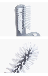 Detachable Type Sucker Cup Brush Milk Bottle Cleaning Brush Water Bottles <b>Cleaner</b> Glass Cup Cleaning Brush Kitchen Tools - Product Image 4