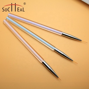 Set di pennelli per unghie Socheal di alta qualità 7mm 9mm 11mm per disegnare fodere e motivi per unghie - Product Image 4