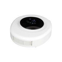 Ventilateur de salle de bain mural avec élément chauffant PTC, en plastique, étanche IP65, commande tactile, chauffage par convection pour haut-parleur