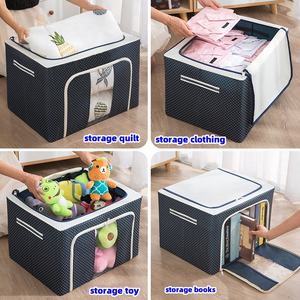Caja de Almacenamiento de Tela de Algodón y Lino, Alta Calidad, Precio Barato, Ropa y Juguetes PARA EL Hogar, 24/66/100L - Product Image 2