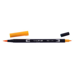 TOMBOW ABT - ปากกาเพนนาร์เรลโล ดูอัล บรัช สีโครเมี่ยมเหลือง - Product Image 1