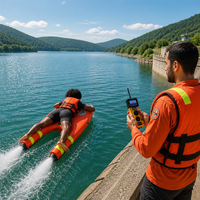 Bouée de sauvetage intelligente LSJ-BT1000 : Bouée de sauvetage électrique télécommandée pour le sauvetage en mer et les sports nautiques, retour automatique