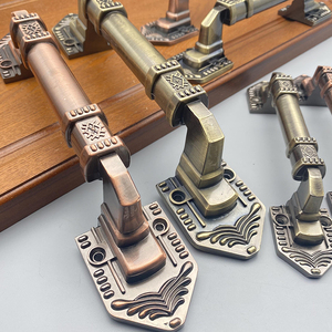 Ốc Vít Tự Khai Thác Màu Đen Không Lỗ Hoài Cổ Phong Cách Châu Âu Phổ Biến Kẽm Tay Nắm Cửa Trong Nhà Handel Dooroom - Product Image 2