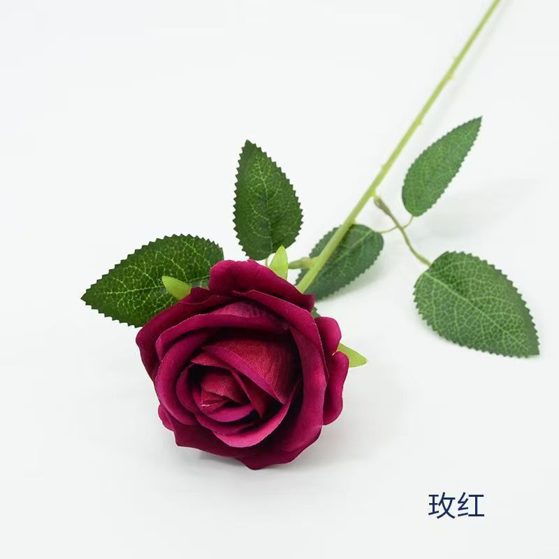 Velours rose-rose rouge