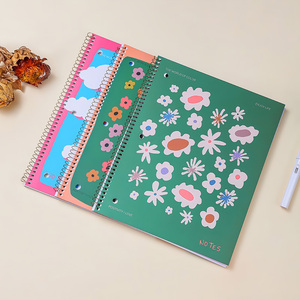 Cuaderno Espiral Personalizado con Diseño de <span class=keywords><strong>Dibujos</strong></span> <span class=keywords><strong>Animados</strong></span>, Páginas Rayadas, Perforado con 3 Orificios, Hojas Sueltas, Opciones de Encuadernación a Color con Logotipo Personalizado (Material de Oficina) - Product Image 2