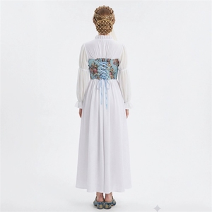 ชุดเดรสยาวสไตล์ยุโรปย้อนยุคแบบชนบทยุคกลาง ไซส์ S-XXL สำหรับการแสดงบนเวที - Product Image 2