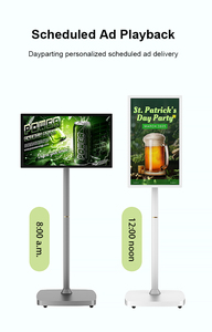 Cảm ứng điện dung Màn hình <span class=keywords><strong>LCD</strong></span> kỹ thuật số biển Tablet TV không dây <span class=keywords><strong>Wifi</strong></span> rollable Android 11 cảm ứng di động màn hình di động thông minh TV - Product Image 5