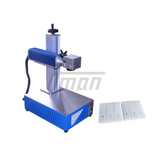 Fiber Laser Engraving Machine for Jewelry Air-Cooled 50 Watt Laser Engraving Machine Portable <b>Bench</b>-Top with PLT/BMP Support - Product Image 1