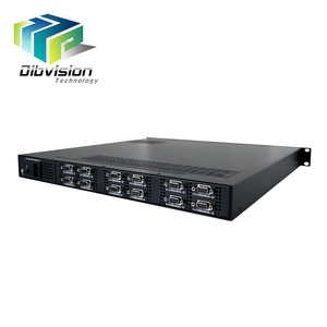 8/12/24ช่อง RCA TO IP encer SD MPEG-2 CVBS Encoder พร้อมมัลติเพล็กซ์ในแบนด์วิธที่จำกัดของสายโคแอกซ์ RF และ IP Network - Product Image 2