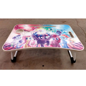 Küçük katlanabilir dizüstü bilgisayar masası yatak odası oturma odası veya ev ofis ve okul çalışması kullanımı için daire - Product Image 5