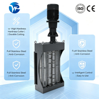 Meuleuse d'établi professionnelle multifonction robuste, moteur 1000 L/heure de productivité, certifiée CE, garantie 1 an pour les eaux usées